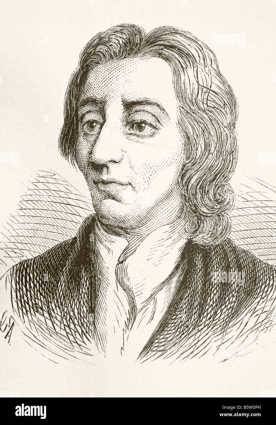 John Locke, 1632 -1704. Englischer Philosoph. Stockfoto