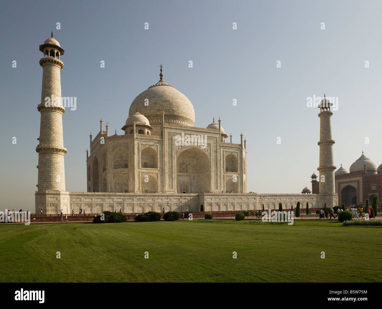 Taj Mahal allgemeine Ansicht Stockfoto