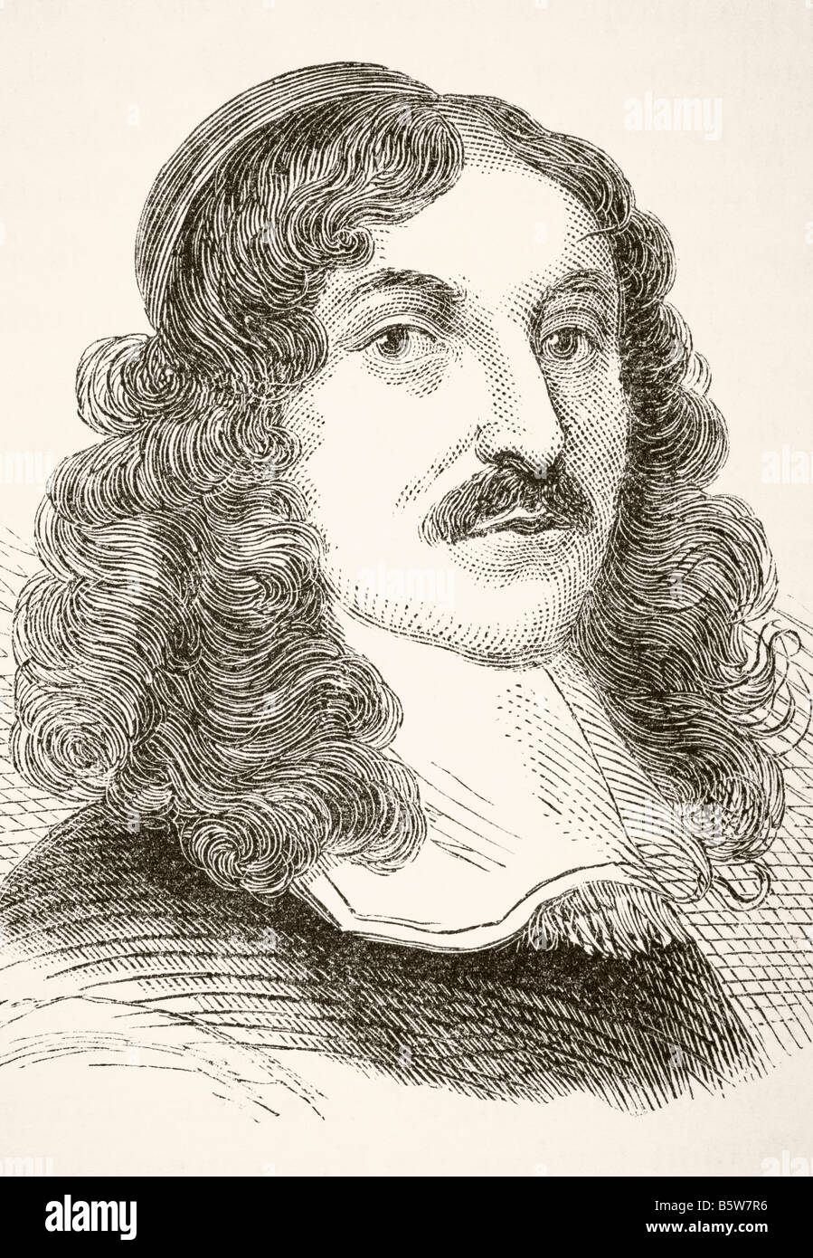 Andrew Marvell, 1621 - 1678. Englisch metaphysischen Dichter. Stockfoto