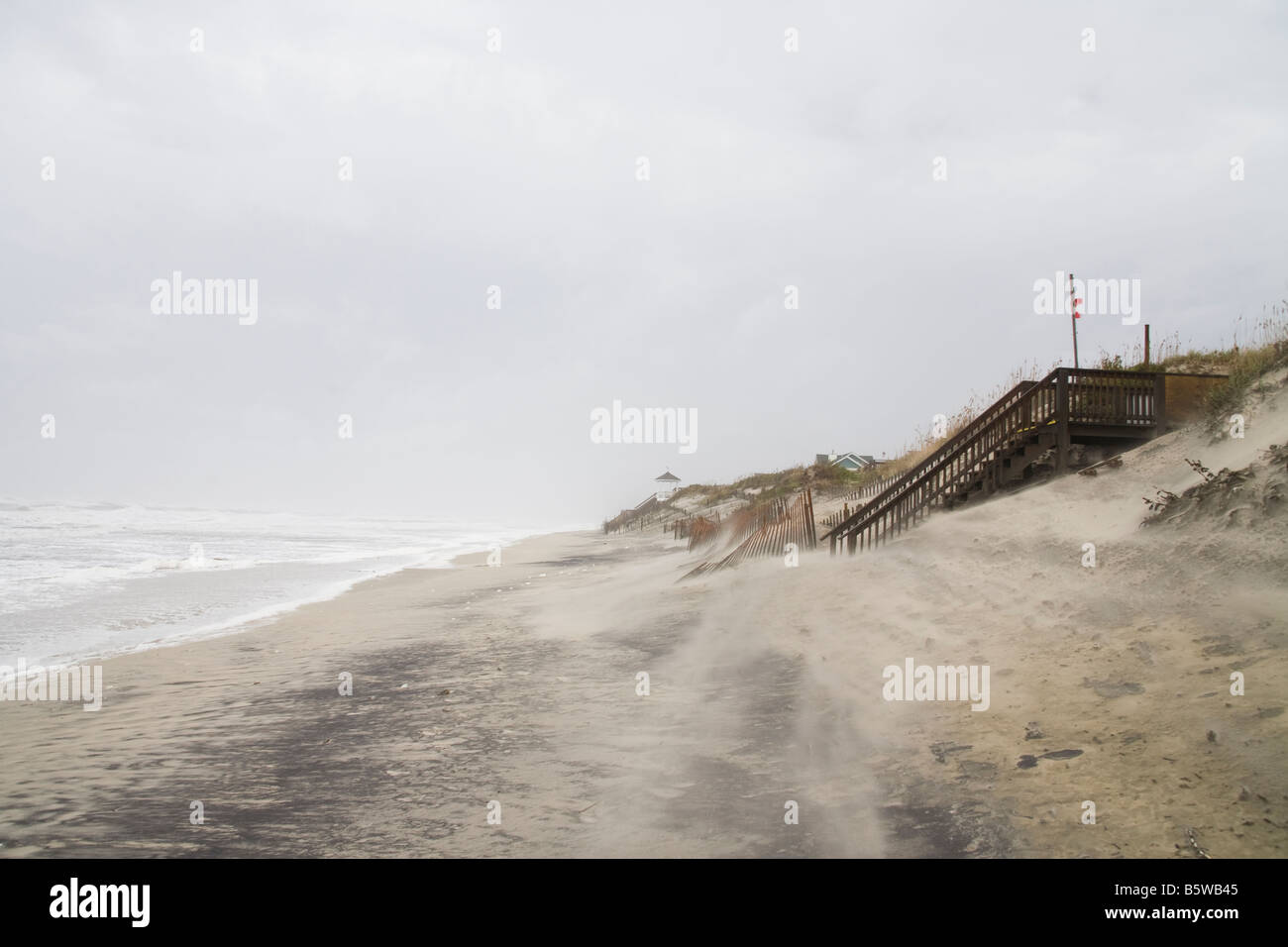 Tropischer Sturm in North Carolina Stockfoto