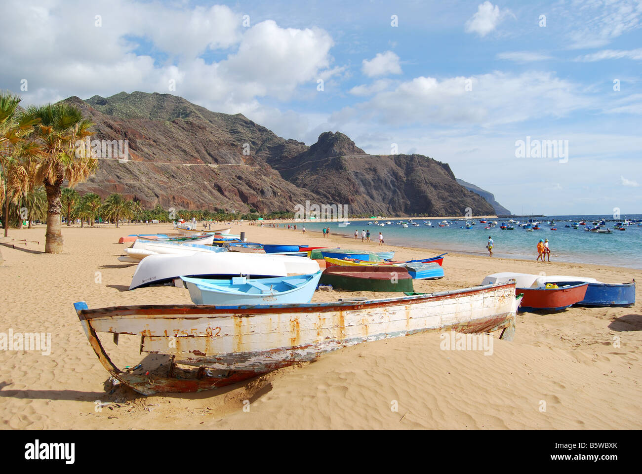 Playa de Las Teresitas, San Andres, Teneriffa, Kanarische Inseln, Spanien Stockfoto