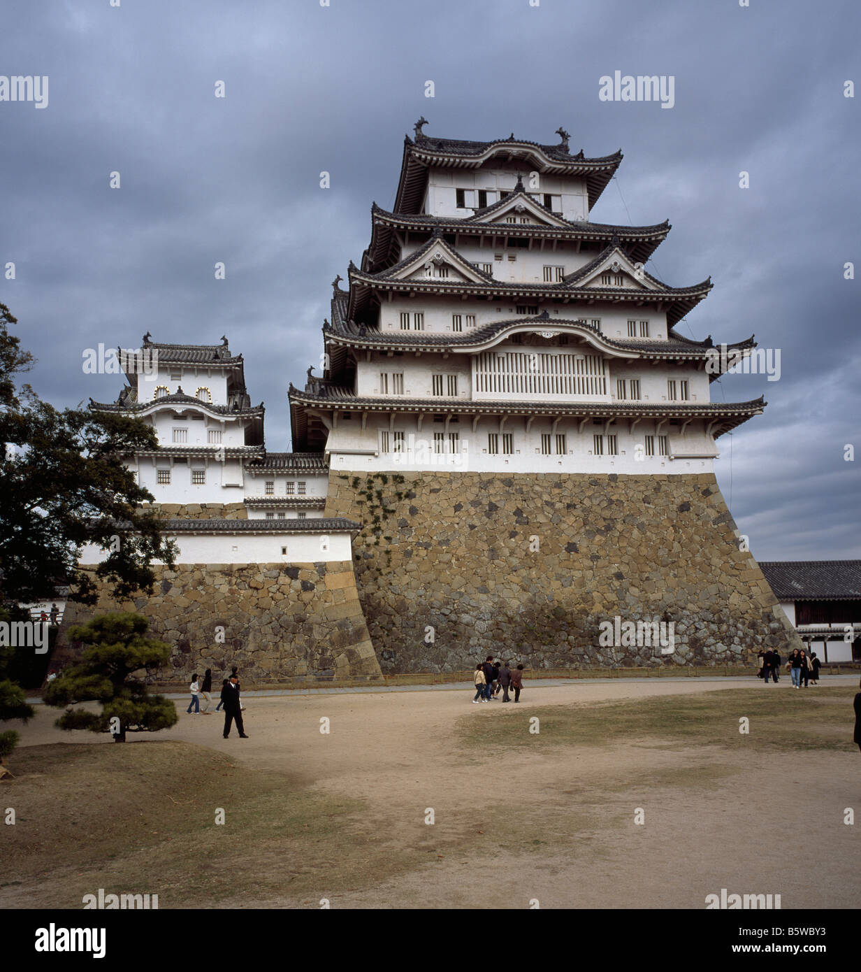 Himeji-Jo Burg Japan Stockfoto