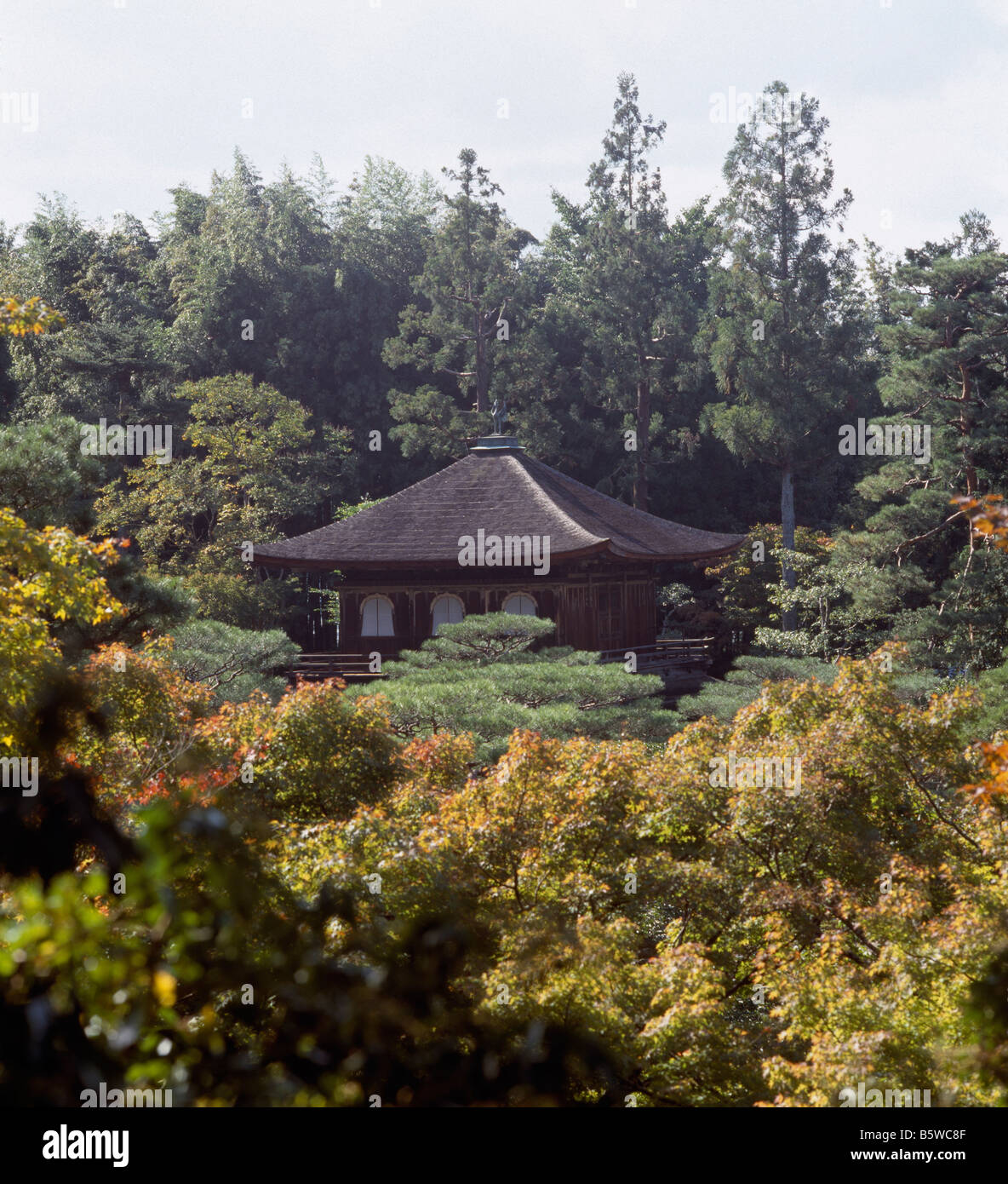 Kyoto Ginkaku-Ji Tempel des silbernen Pavillons Stockfoto