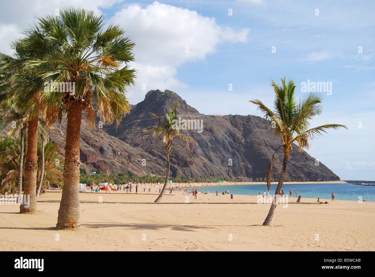 Playa de Las Teresitas, San Andres, Teneriffa, Kanarische Inseln, Spanien Stockfoto