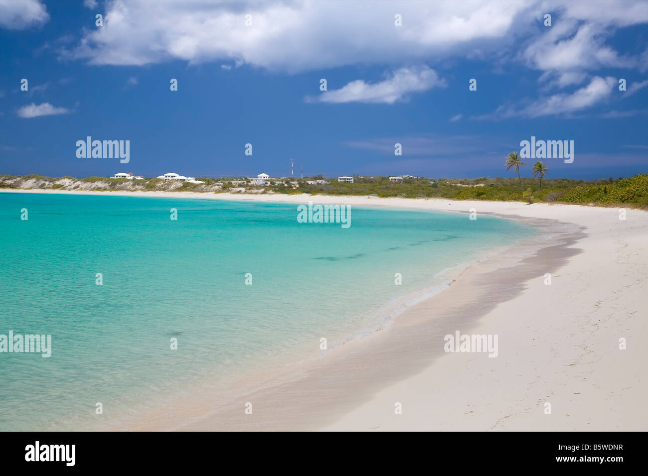 Cove Bay auf der karibischen Insel Anguilla in den British West Indies Stockfoto