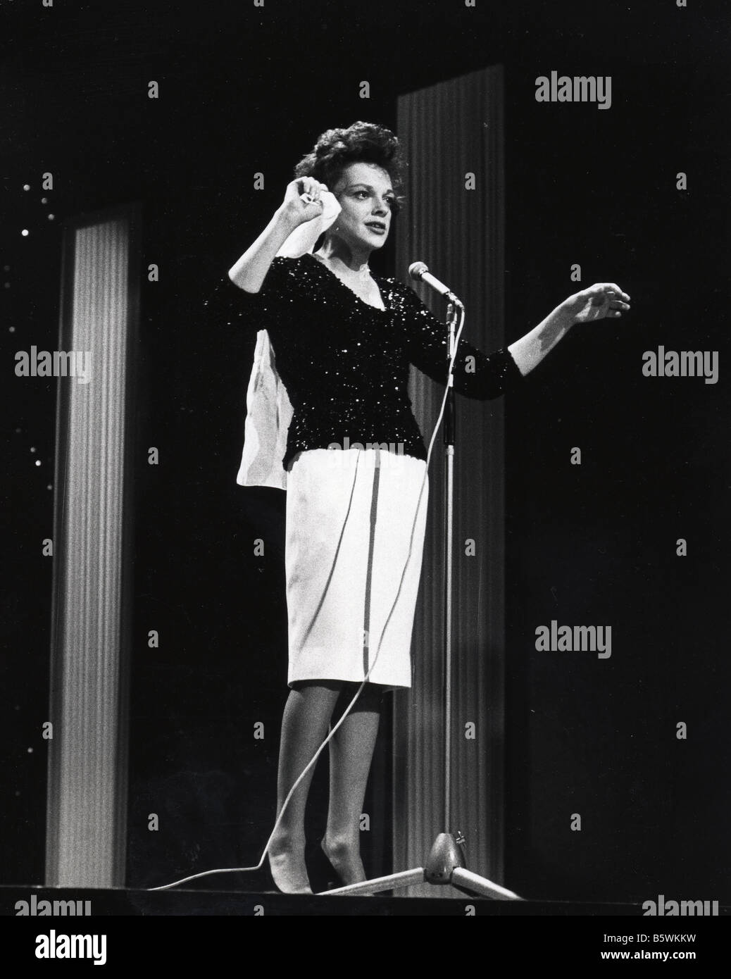 JUDY GARLAND US-Schauspielerin und Sängerin im Jahr 1961 Stockfoto