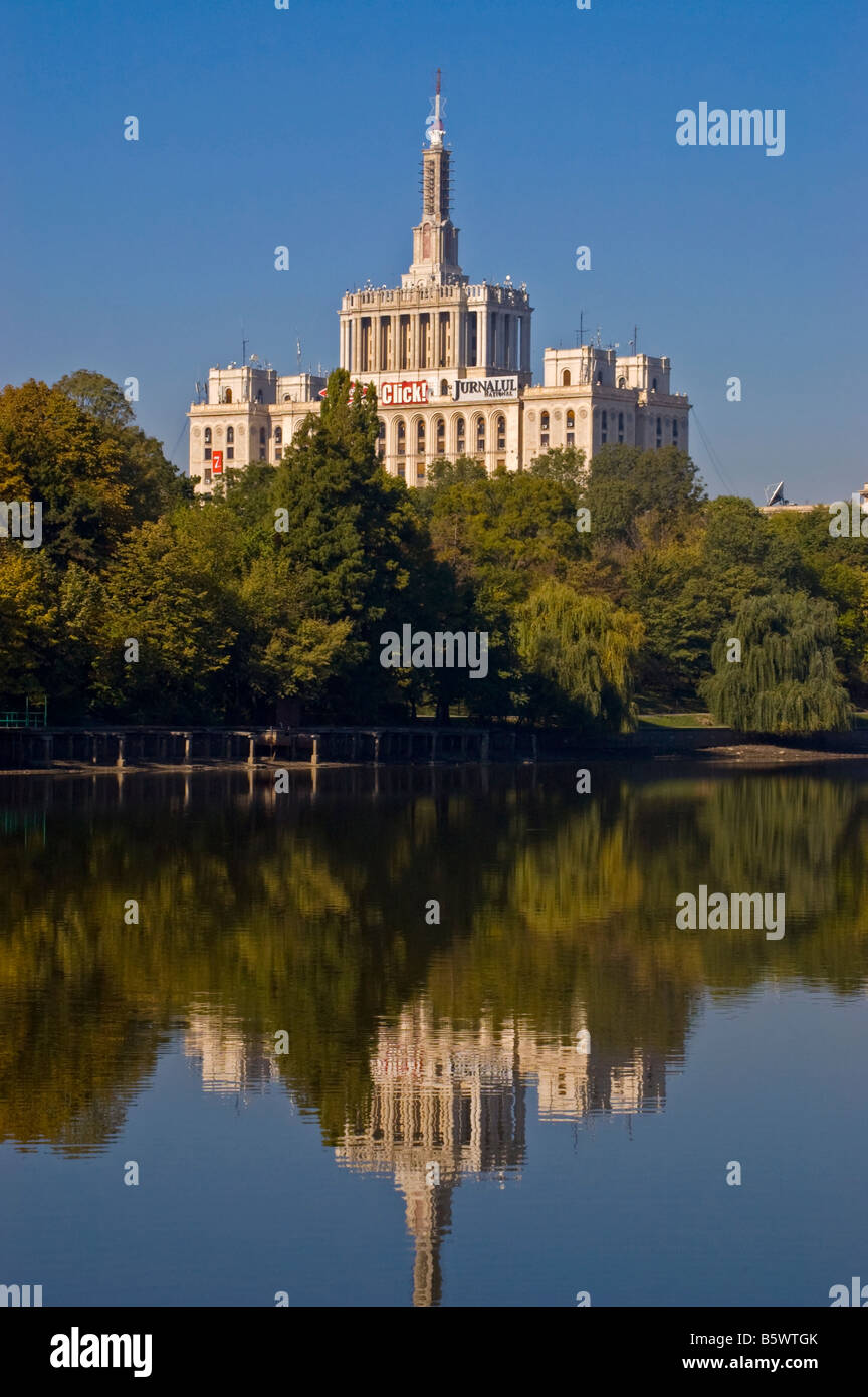 Bukarest "Das Haus der freien Presse" Stockfoto