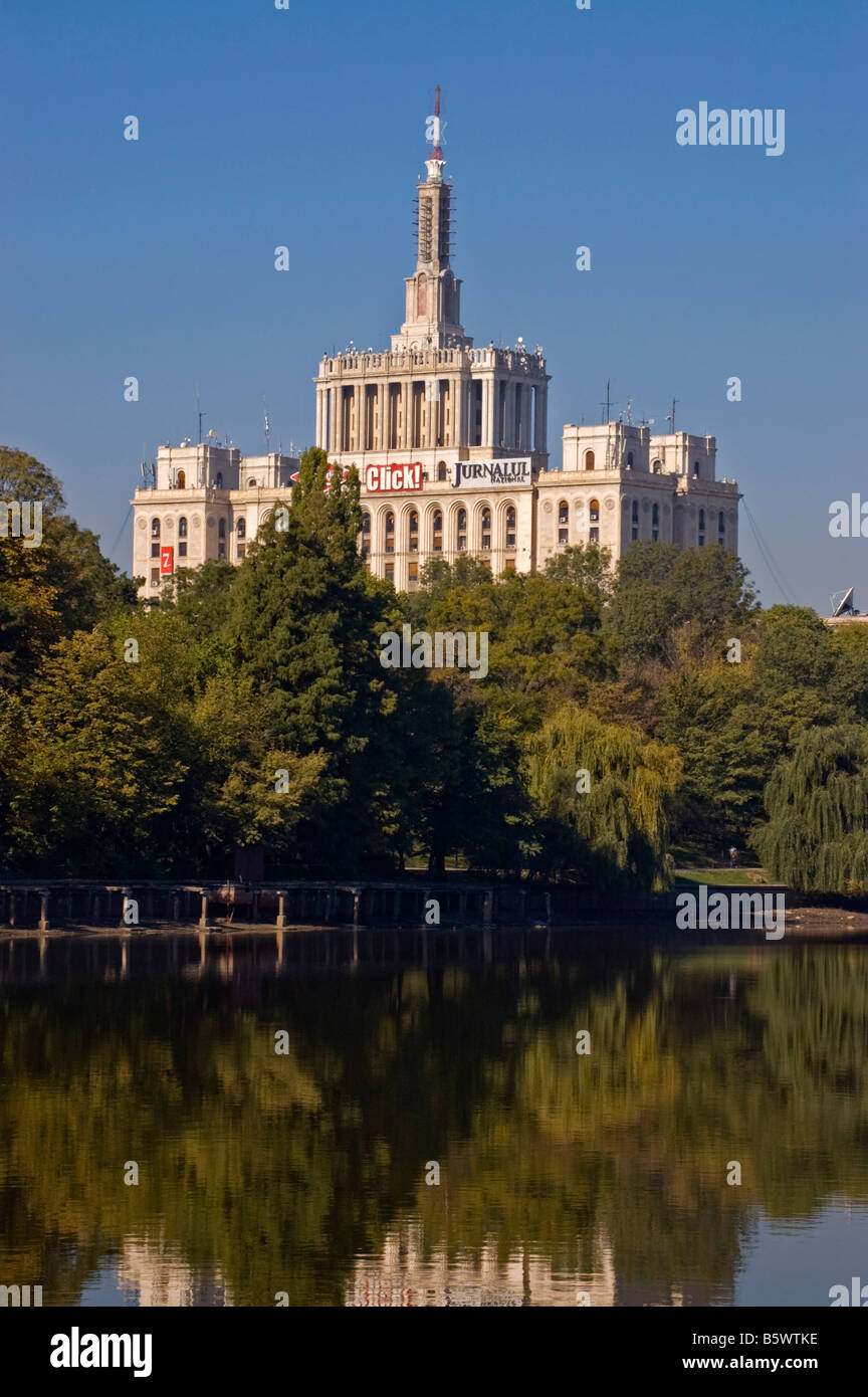 Bukarest "Das Haus der freien Presse" Stockfoto