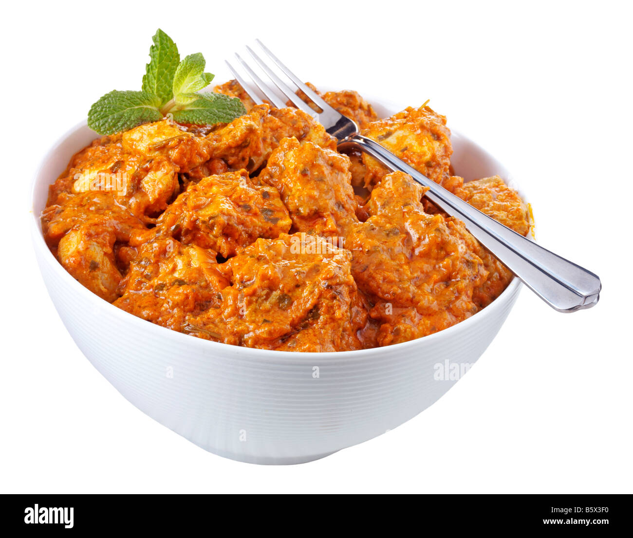 CHICKEN TIKKA MASSALA, AUSSCHNEIDEN Stockfoto