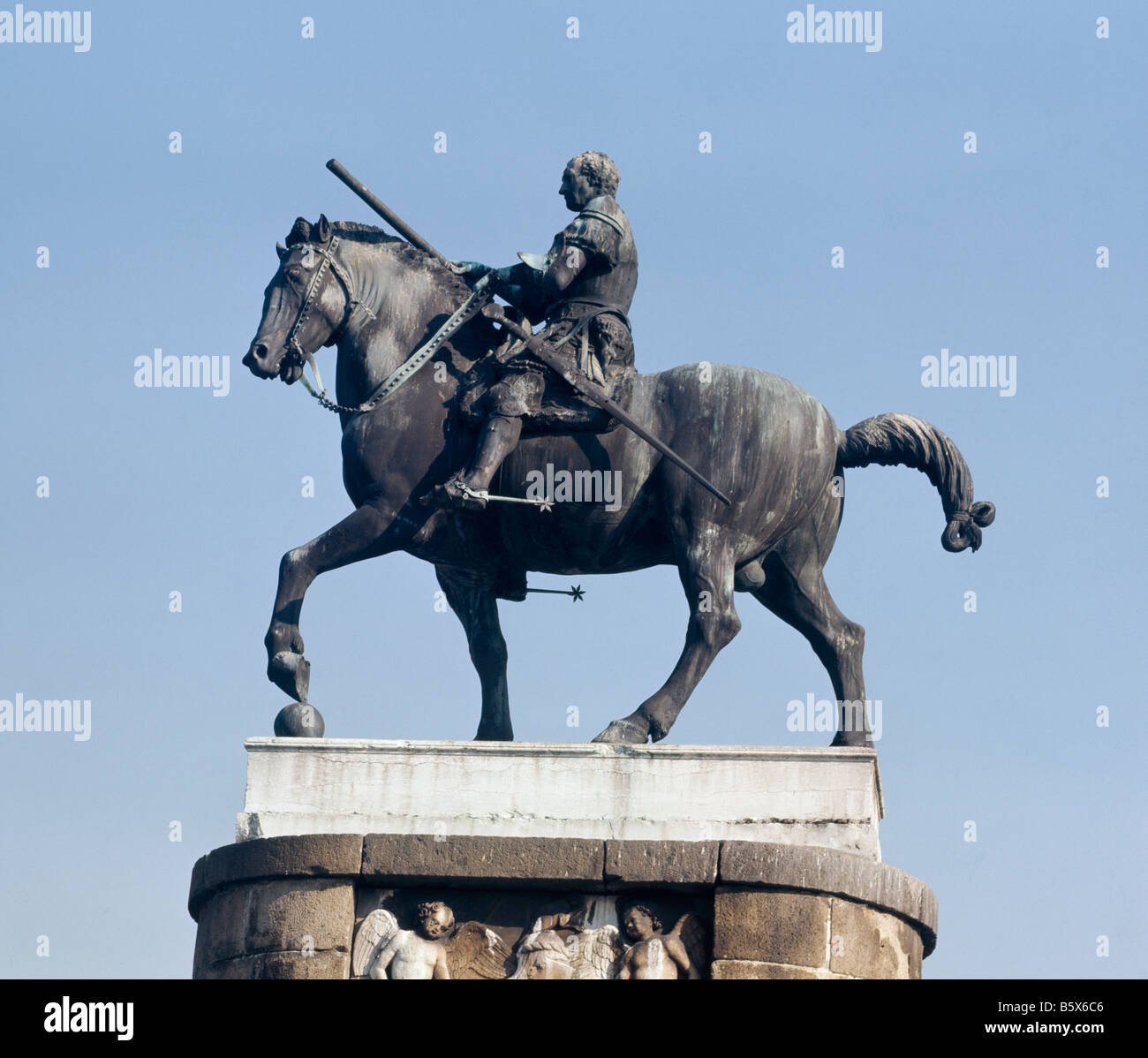 Padua: Donatello Statue des Gattamelata Stockfoto