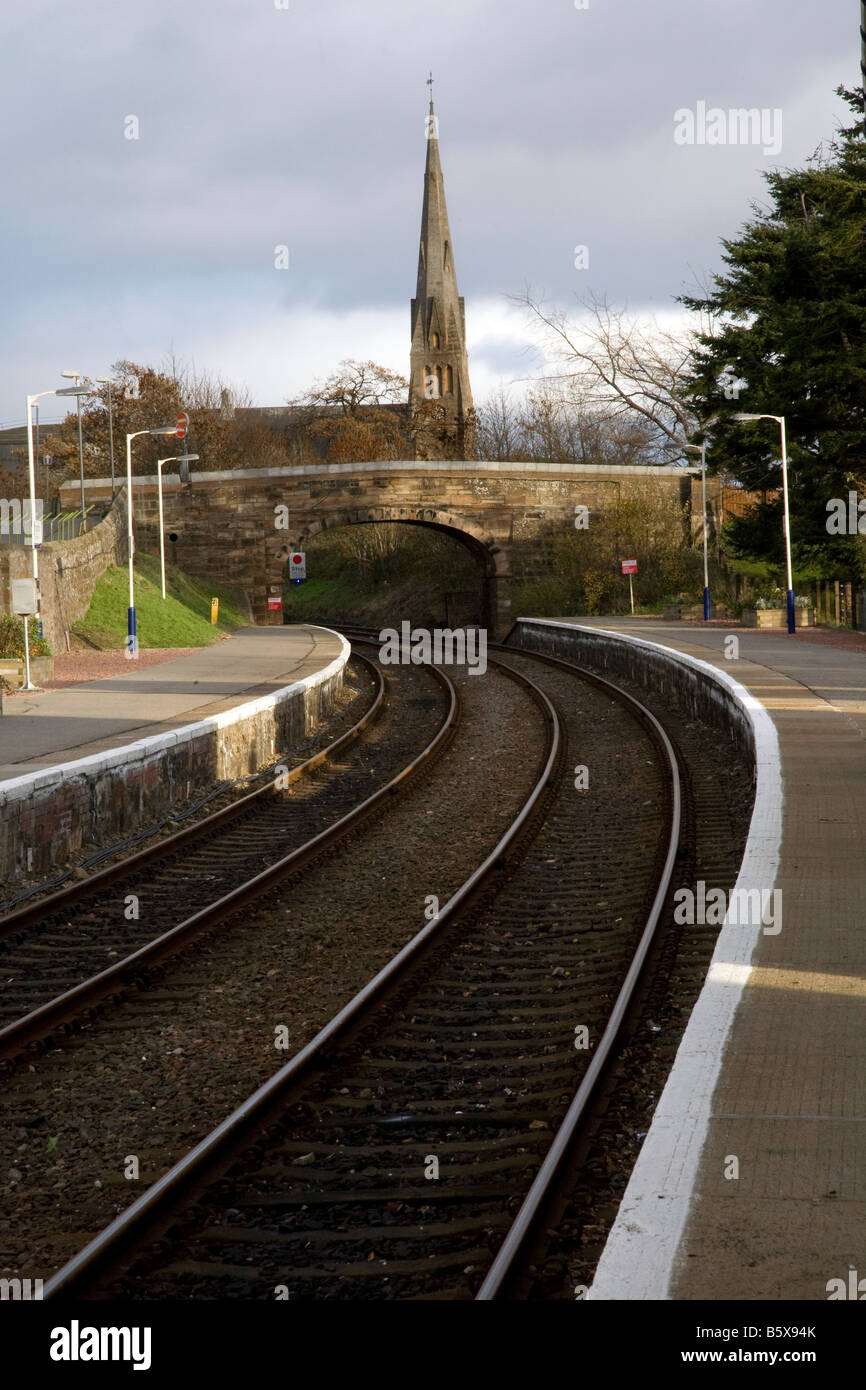 Invergordon Railway Station, Invernesshire, Schottland, UK Stockfoto