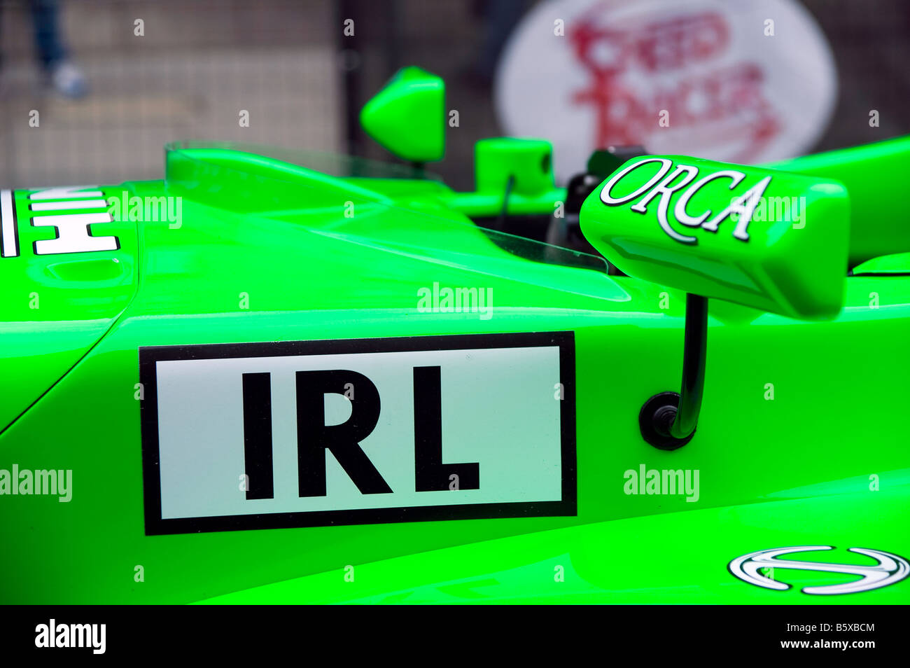 Irische A1GP Motorwagen in der Regent Street, London Stockfoto