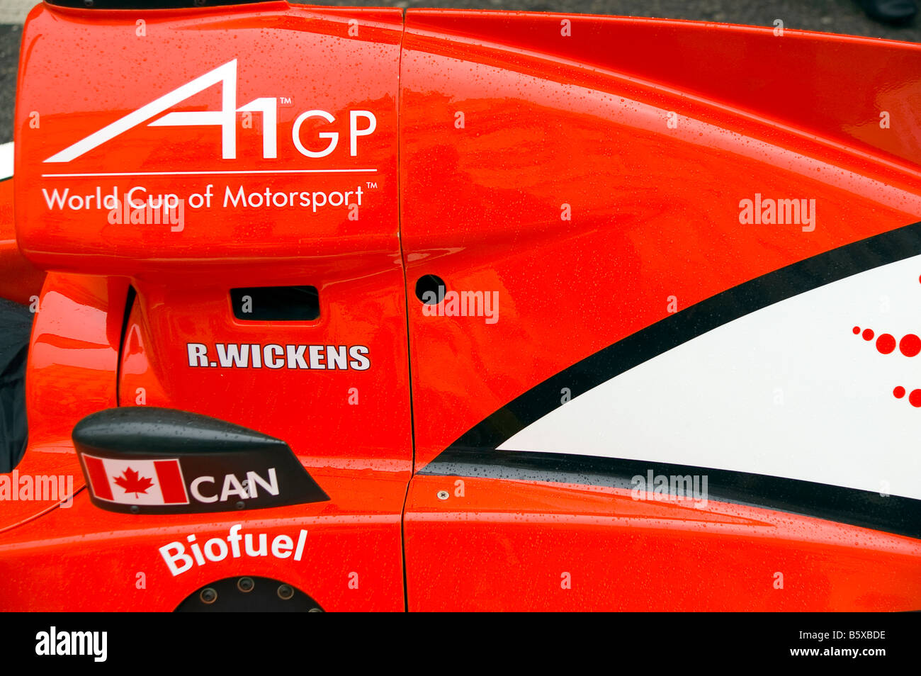 Kanadische A1GP-Auto in der Regent Street, London Stockfoto