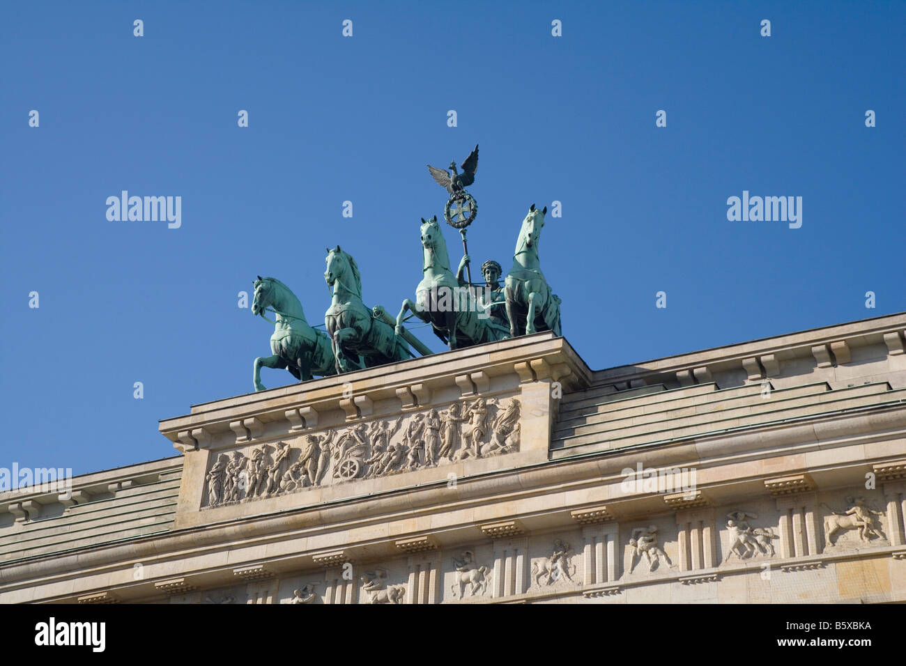 Pferde Auf Dem Brandenburger Tor www.alamy.de