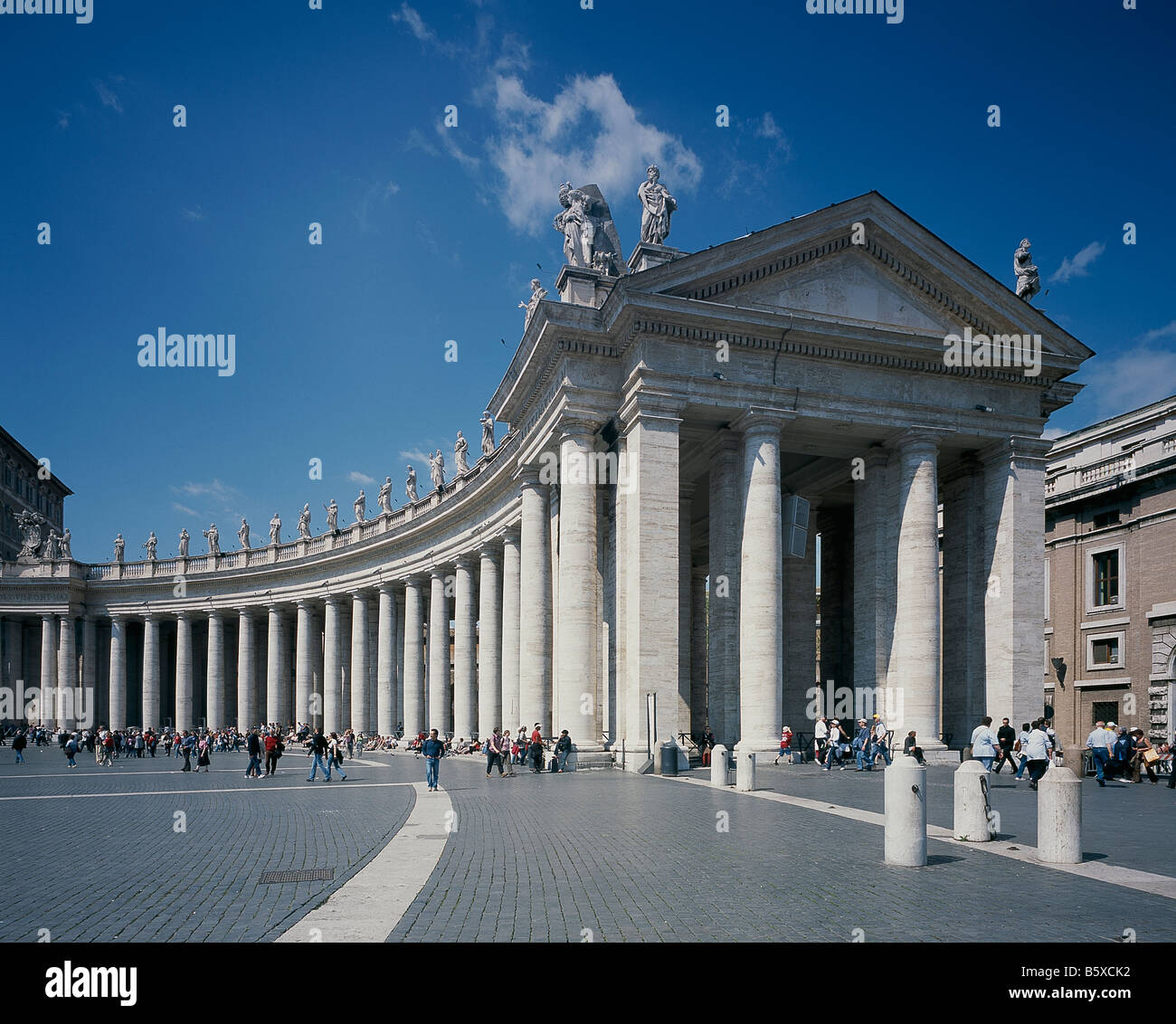 St. Peter Rom Kolonnade Stockfoto