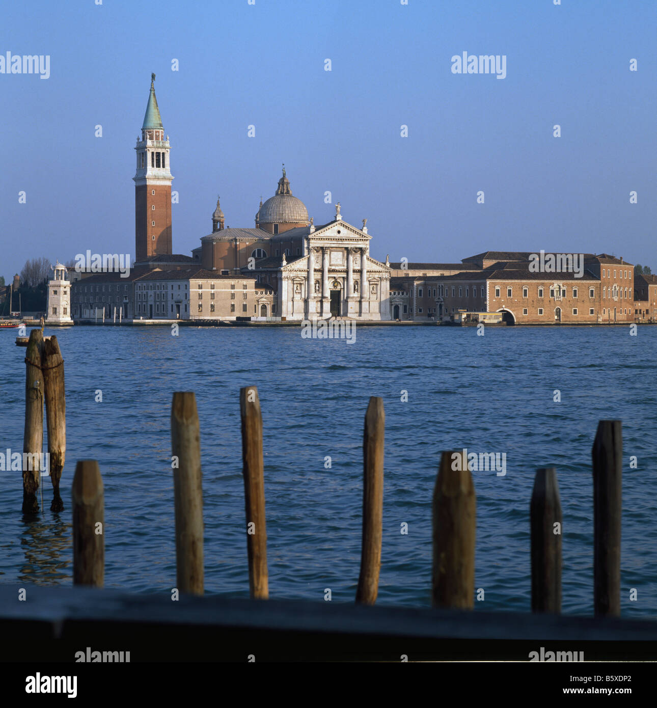 San Giorgio Maggiore Venedig Stockfoto