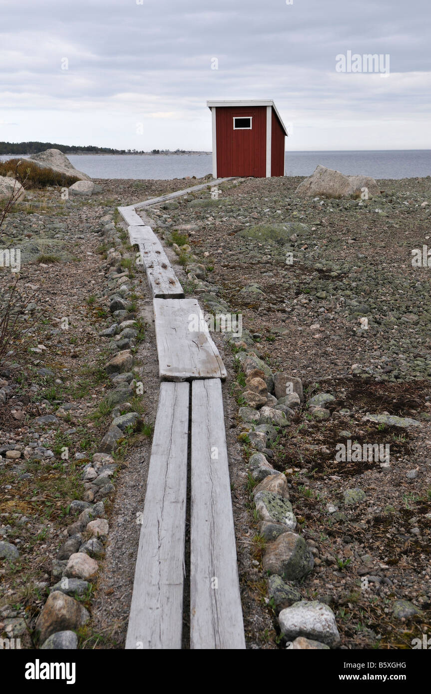 Fischerdorf Kuggorarna Halsingland Schweden Mai 2008 Stockfoto