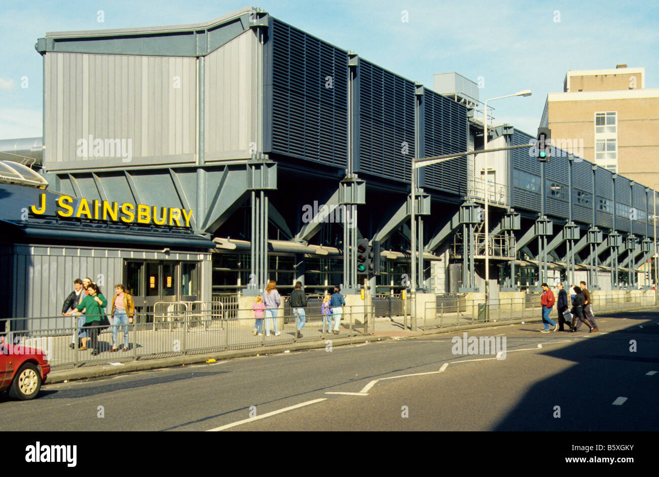 Sainsbury Supermarkt, Camden Road, London NW1. Stockfoto