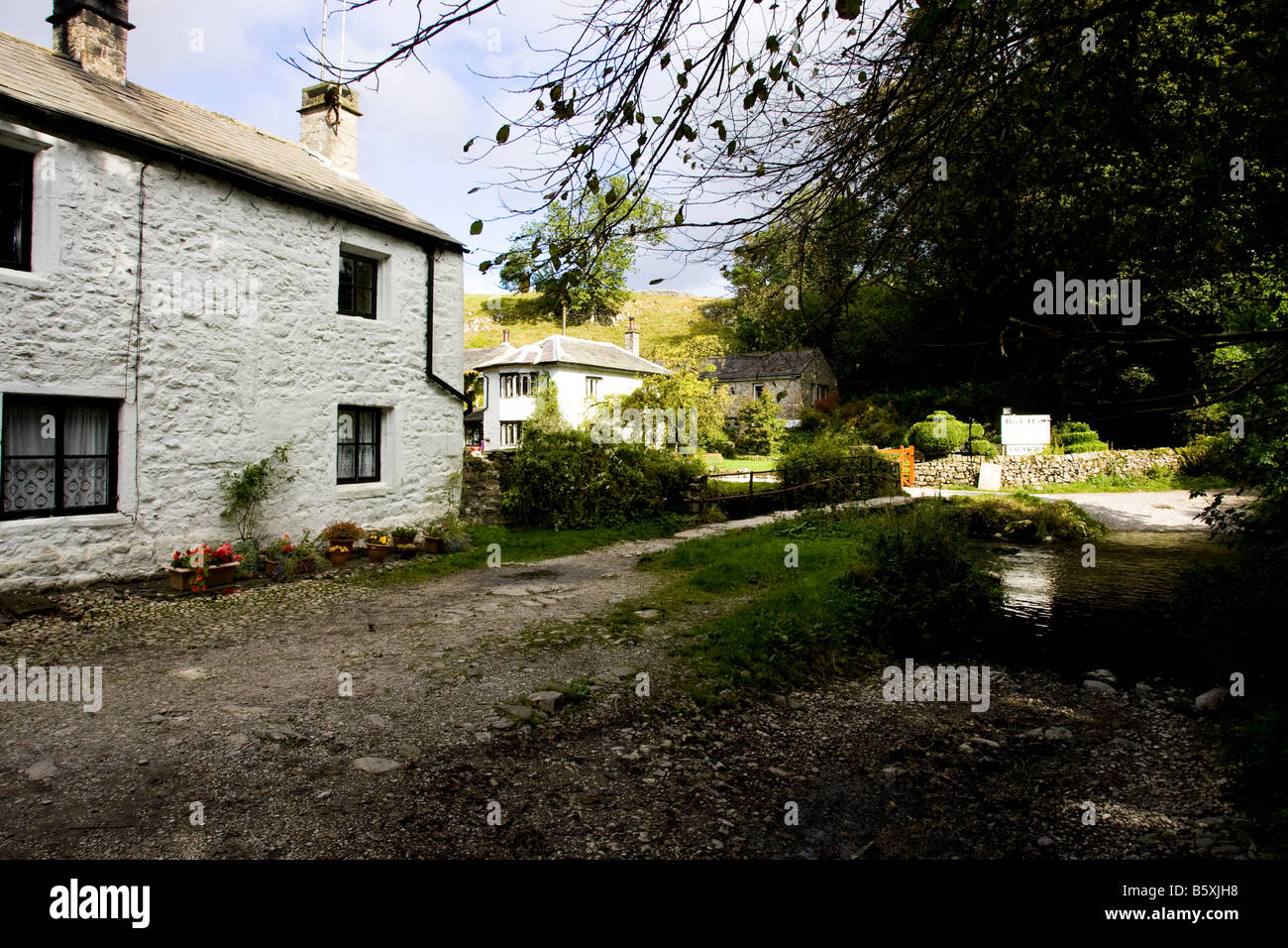 Ferienhaus im Swaledale, Yorkshire Moors Stockfoto