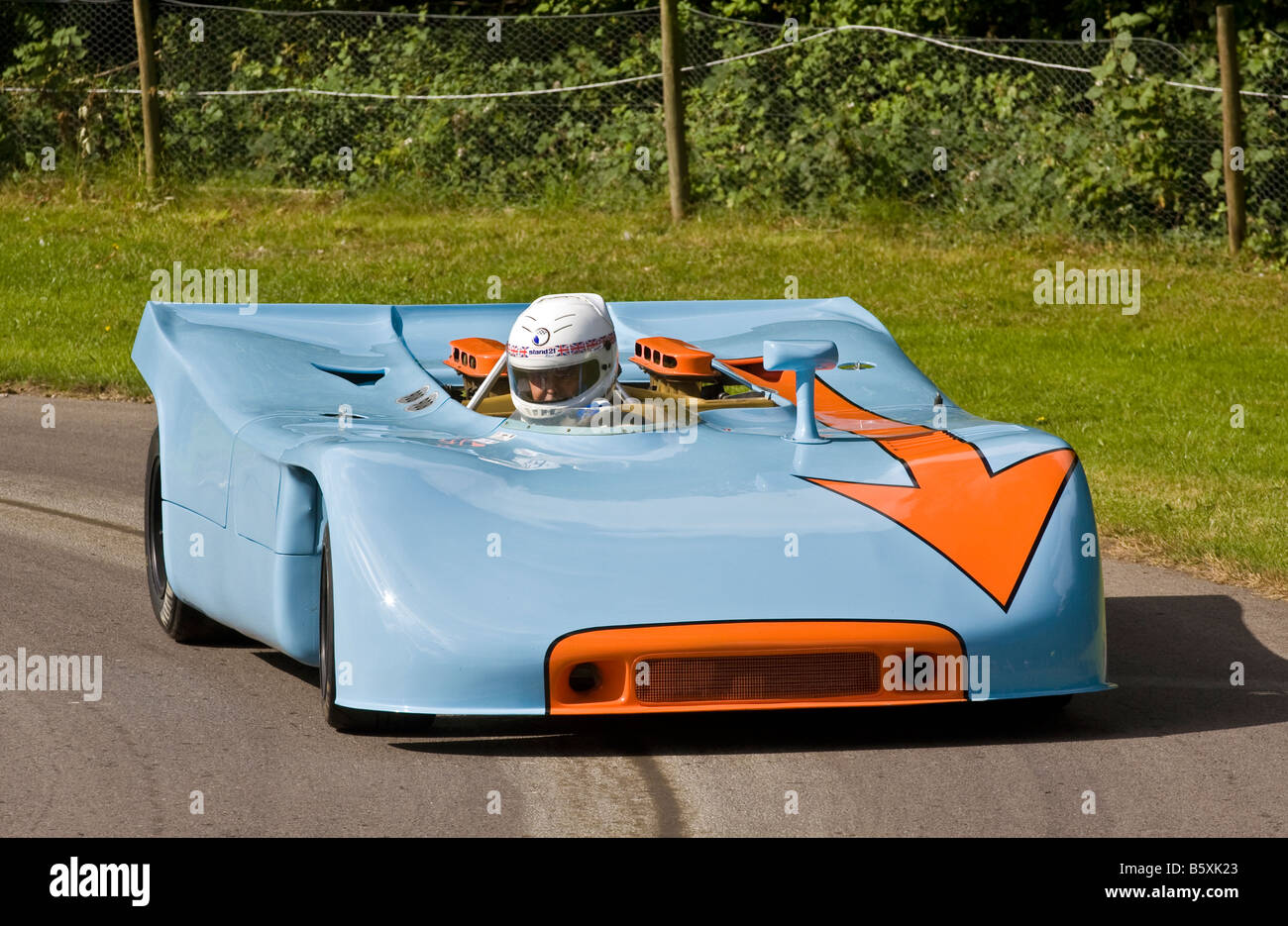 1970-Porsche 908/3 Targa Florio-Konkurrent beim Goodwood Festival of Speed, Sussex, UK Stockfoto