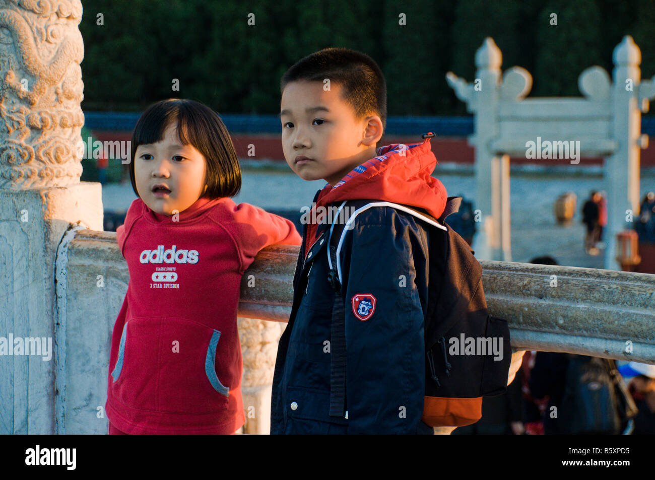 Chinesische Kinder Peking China Stockfoto
