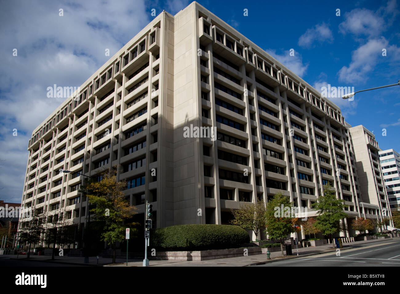 Sitz des Internationalen Währungsfonds in Washington, D.C. Stockfoto