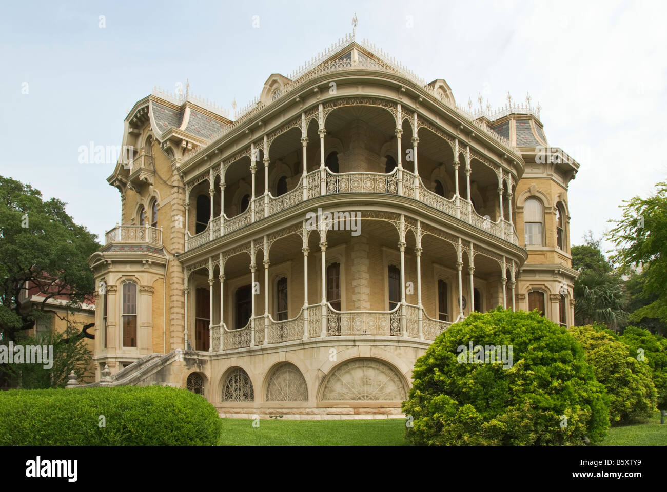 Texas Hill Country Austin Bremond Block historischen Bezirk John Bremond House erbaut 1886 Stockfoto