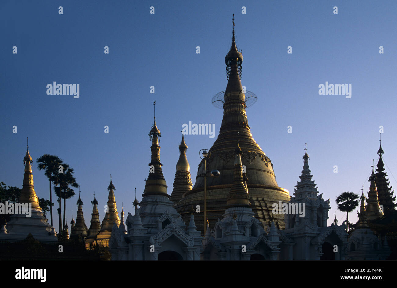 Shwedagon Paya, Birma heiligsten buddhistischen Website, Rangoon oder Yangon, Birma oder Myanmar Stockfoto