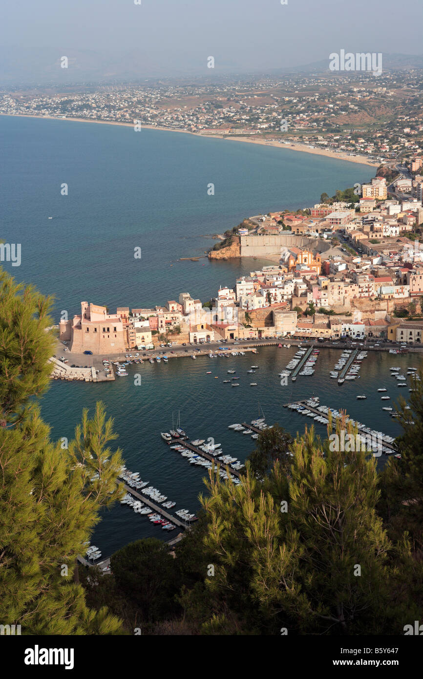 Castellammare del Golfo, Sizilien Stockfoto