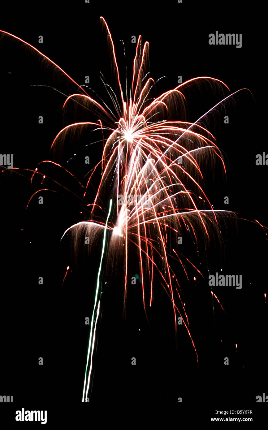 Feuerwerk-bursts Stockfoto
