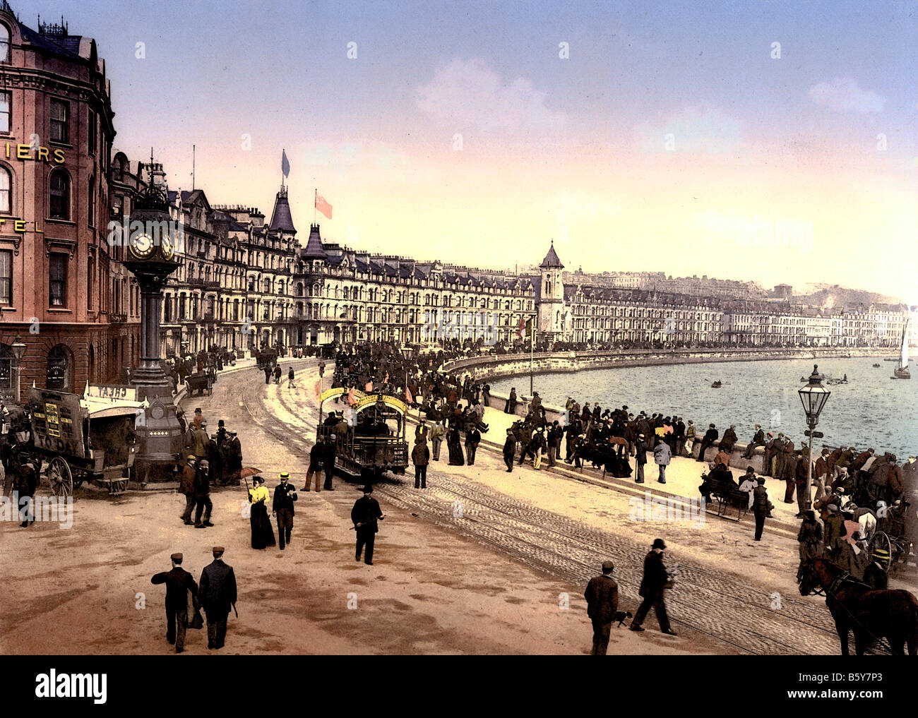 Douglas, Loch-Promenade, Isle Of Man, England Stockfoto