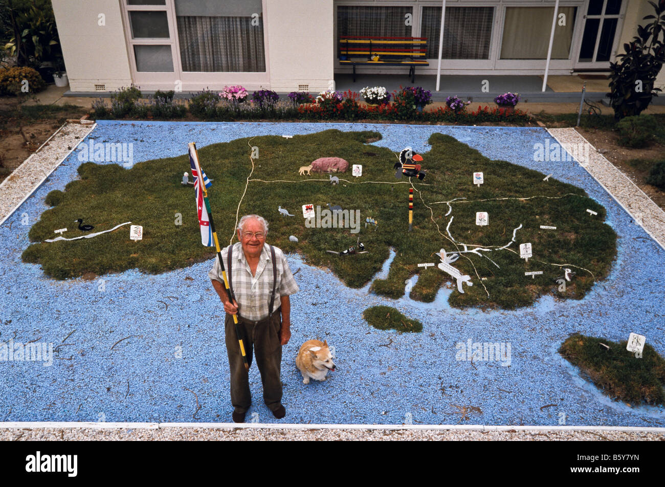 Gartenkunst, Australien Stockfoto