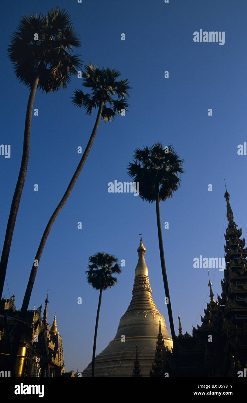 Shwedagon Paya, Birma heiligsten buddhistischen Website, Rangoon oder Yangon, Birma oder Myanmar Stockfoto