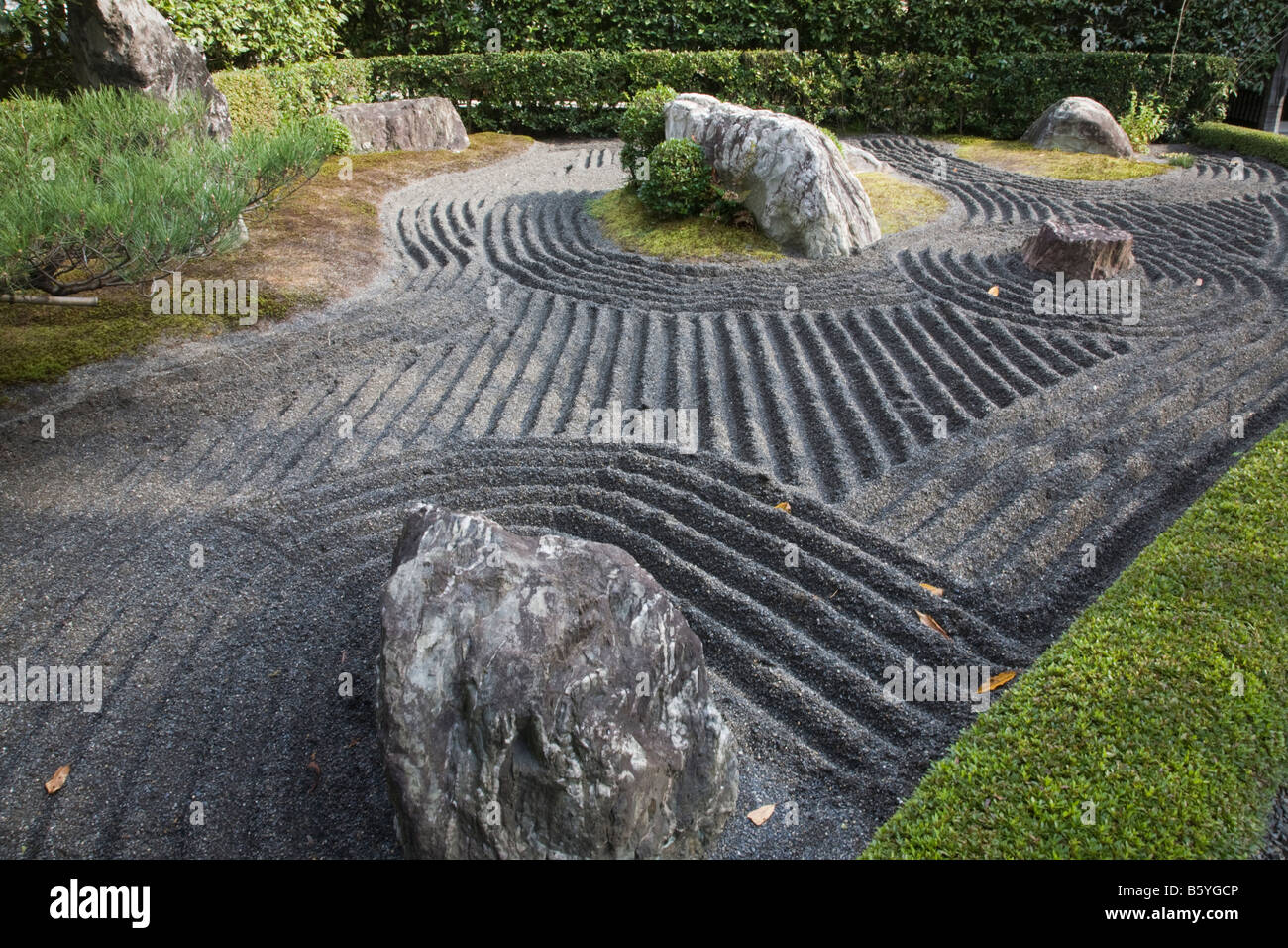 Yoko-de-Zen-Garten beim Taizo-in Stockfoto
