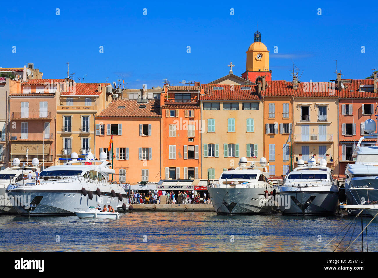 Hafen von St. Tropez, Côte d ' Azur, Südfrankreich Stockfoto