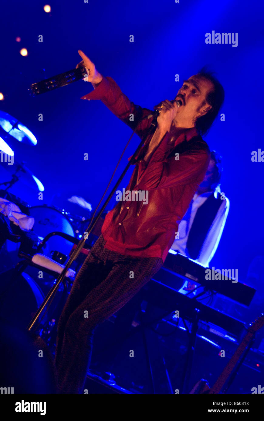 Nick Cave, Nick Cave und die Bad Seeds, Rom, Italien, 2008 Stockfoto