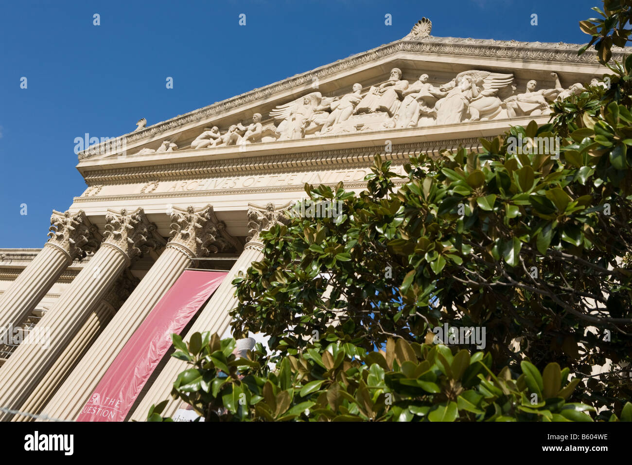National Archives Washington D.C. Stockfoto