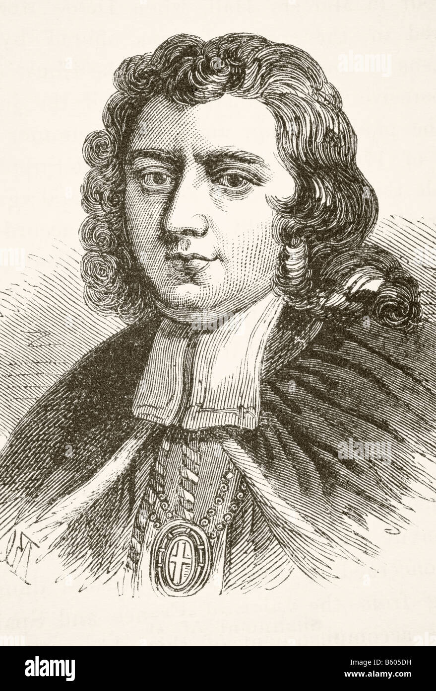 Thomas Burnet, c.1635-1715. Englischer Theologe und Autor über Kosmogonie. Stockfoto