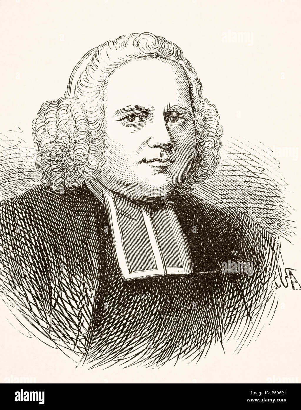 George Whitefield, 1714-1770. Englischer Geistlicher und Anführer der methodistischen Bewegung. Stockfoto