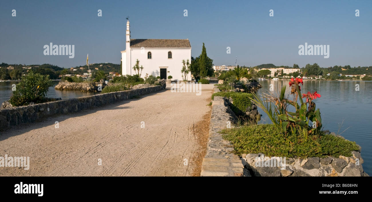 Heilige Kirche der Ipapandi, Gouvia, Korfu Griechenland, Europa Stockfoto