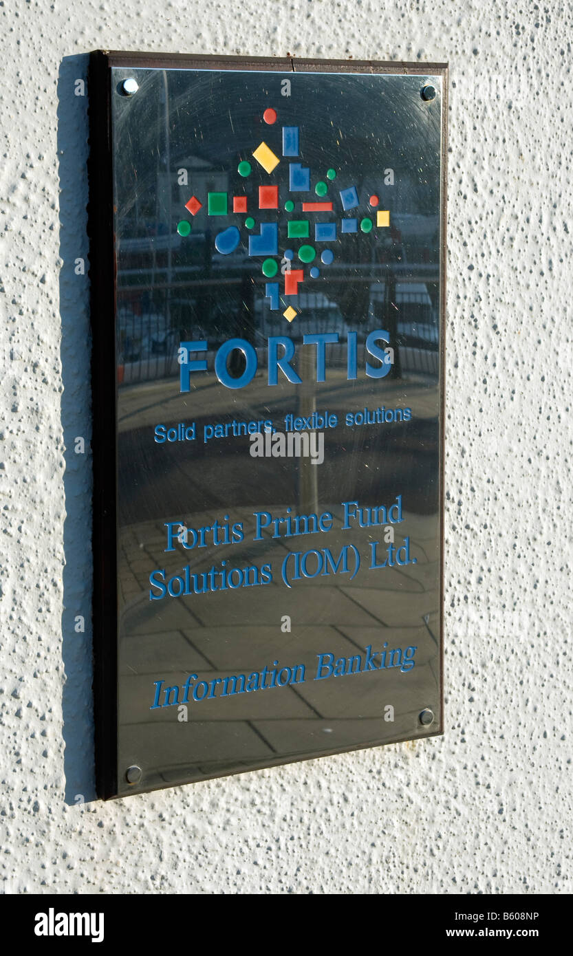 Fortis Offshore-Zeichen Stockfoto