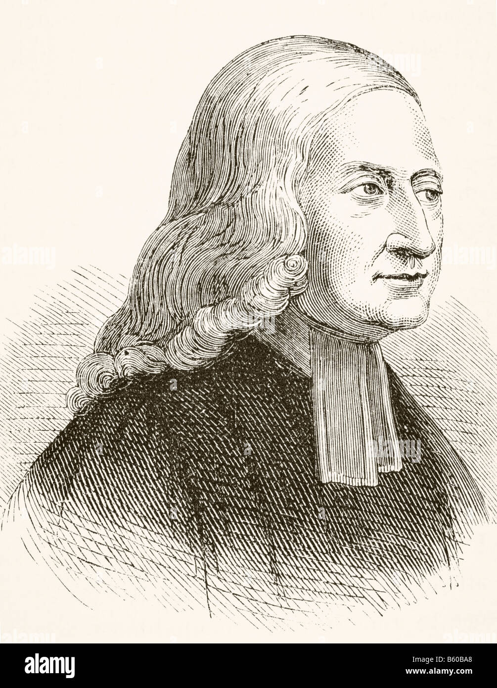 John Wesley, 1703-1791. Anglikanischer Geistlicher und Evangelist, Gründer der methodistischen Bewegung. Stockfoto