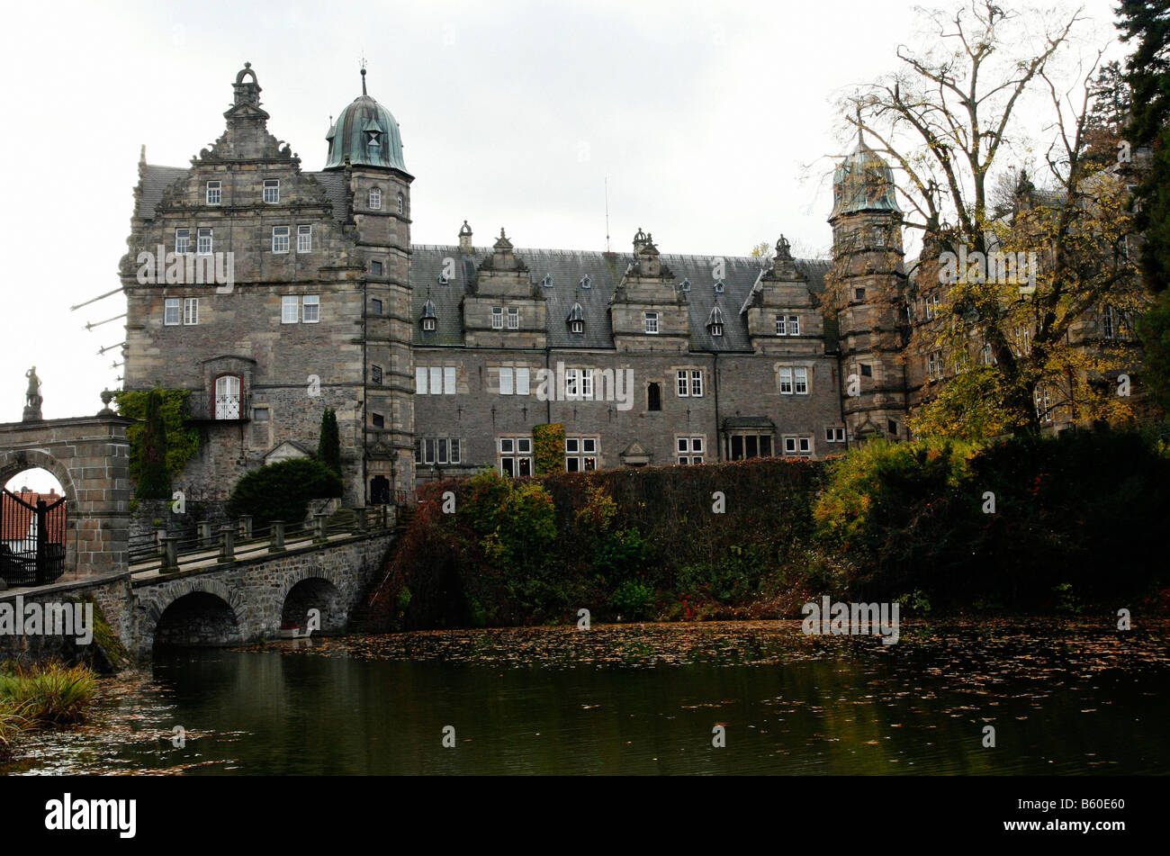 Haemelschenburg Burg, Niedersachsen, Deutschland Stockfoto