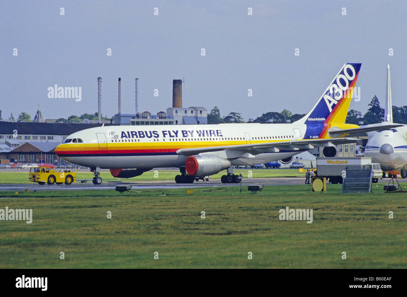 Airbus A300 in Farnborough Airshow 1986 Stockfoto