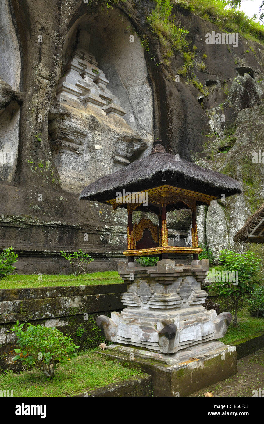 Gräber des Königs Konkubinen, Gunung Kawi, in der Nähe von Ubud, Bali, Indonesien, Südostasien Stockfoto