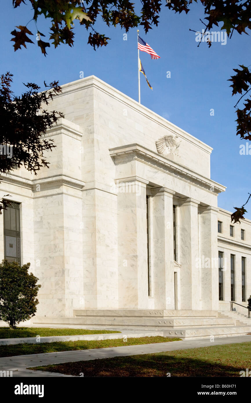Federal Reserve Bank Washington DC DC Stockfoto