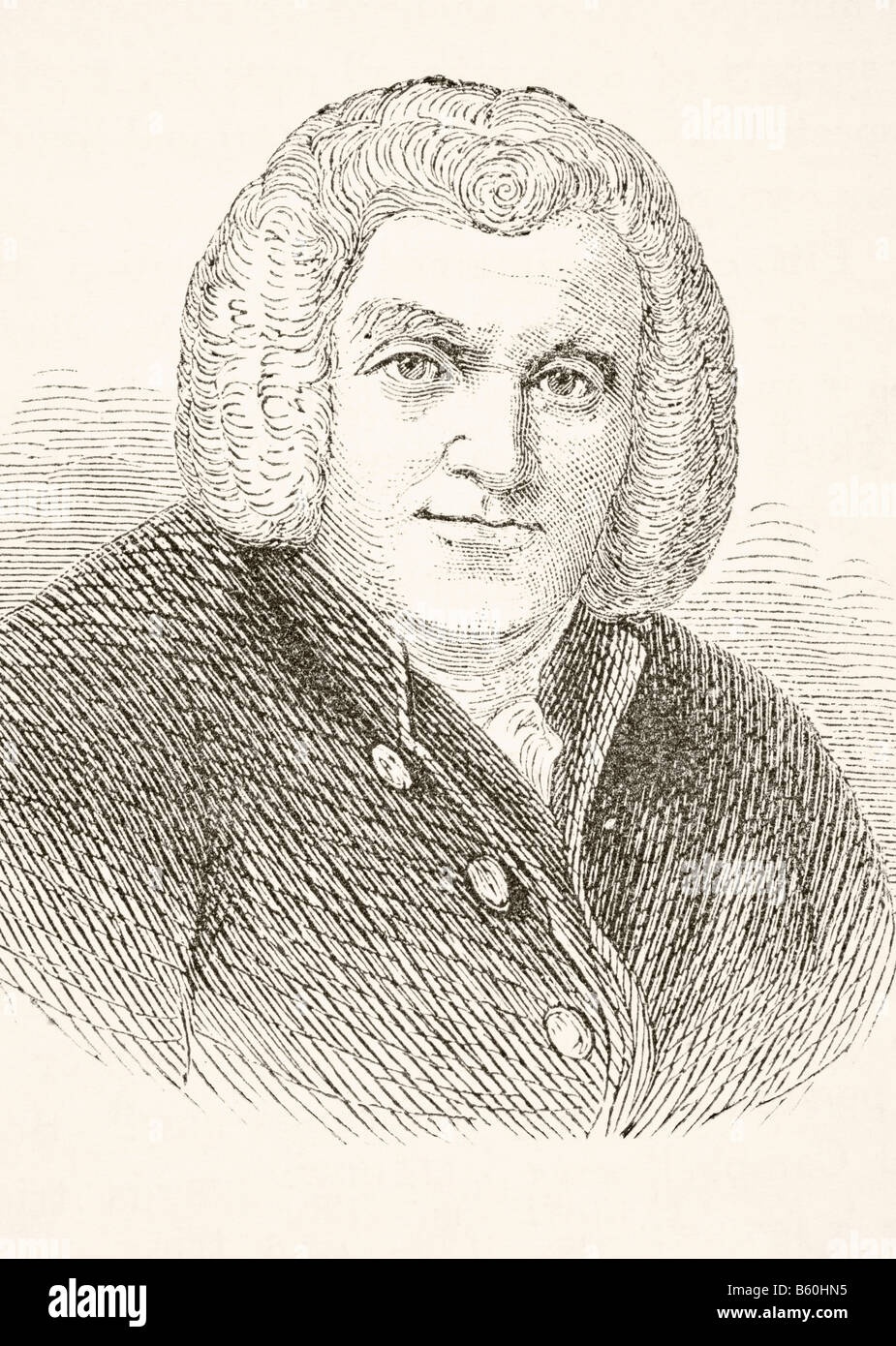 Edward Thurlow, 1. Baron Thurlow, 1731-1806.  Britischer Jurist Tory Politiker und Lordkanzler Stockfoto