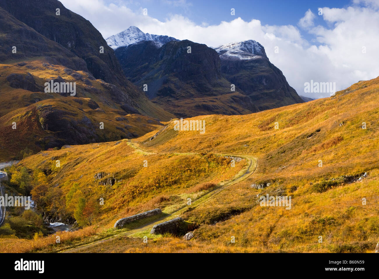 Glen Coe, Highland, Schottland, UK Stockfoto