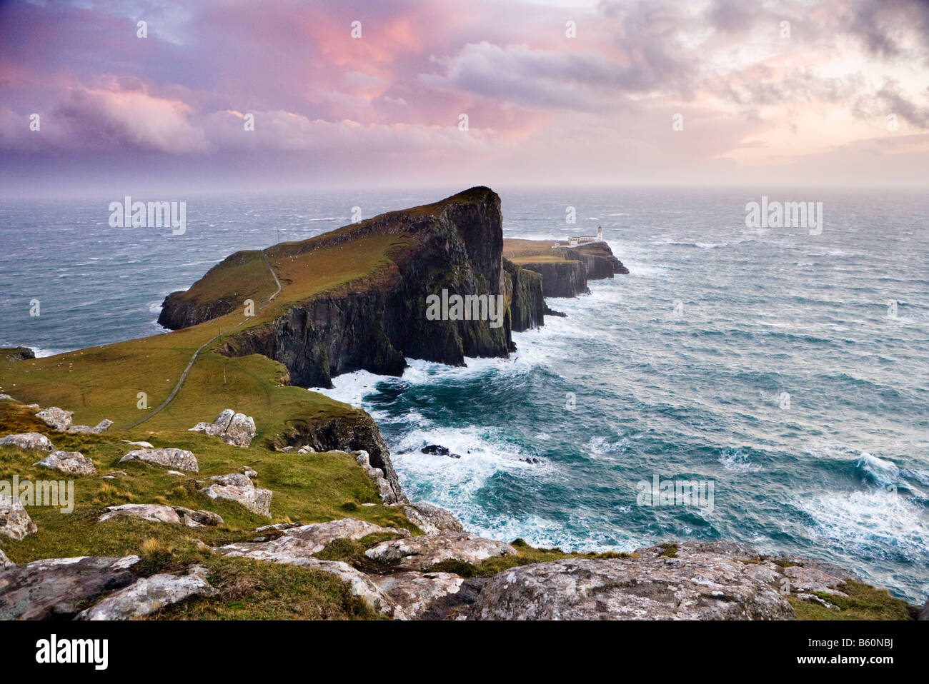 Landschaftlich Punkt, Isle Of Skye, Schottland Stockfoto