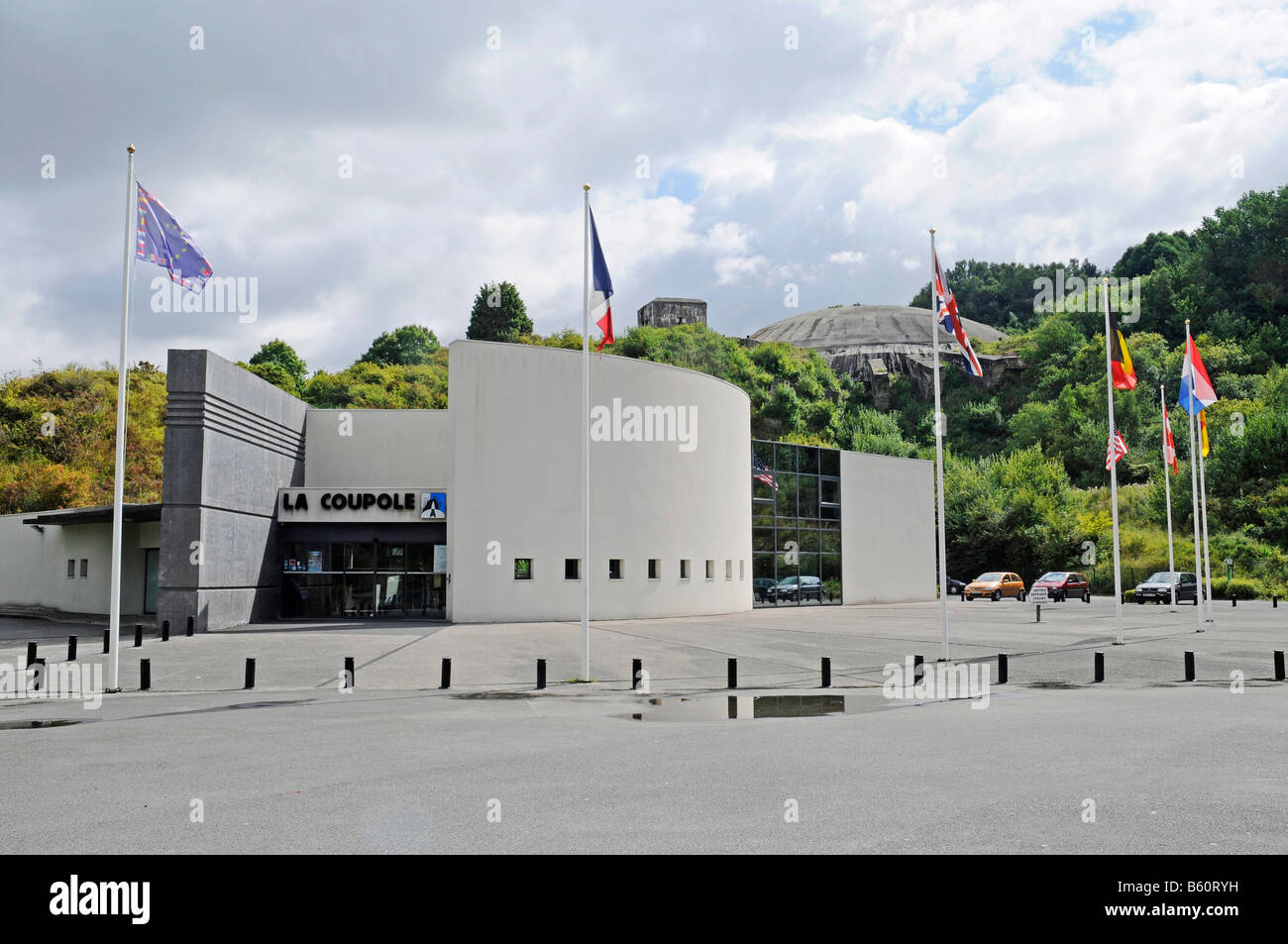 La Coupole, Museum, Geschichte, unterirdischen Bunker, Zweiter Weltkrieg, Saint Omer, Nord Pas De Calais, Frankreich Stockfoto